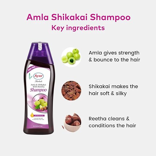 AYUR SHAMPOO AMLA WITH REETHA