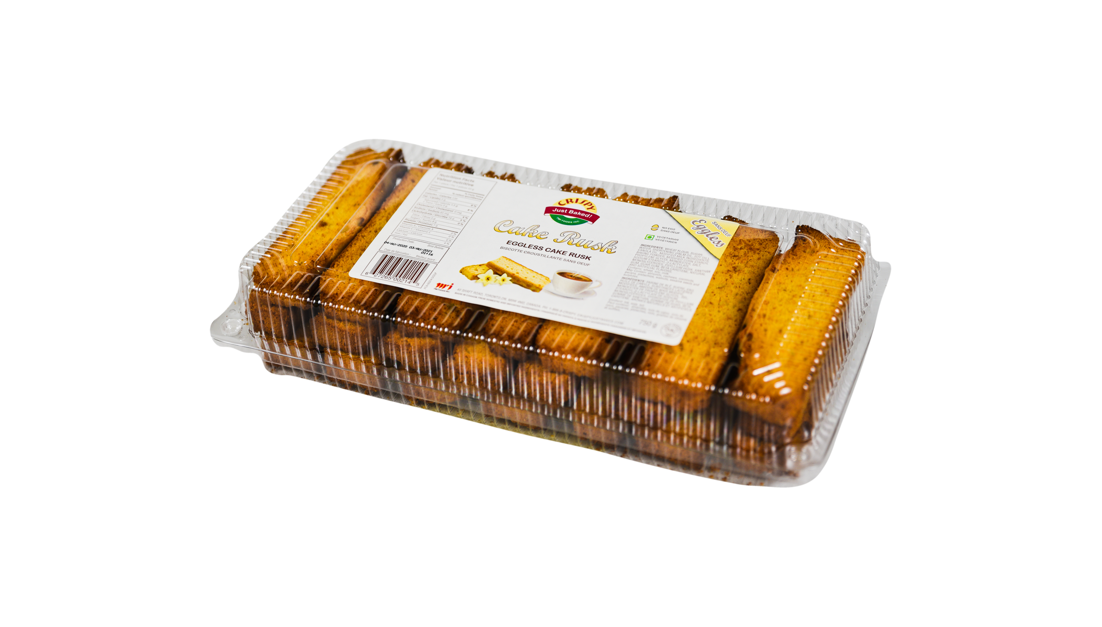CRISPY EGGLESS CAKE RUSK