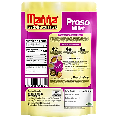 MANNA PROSO MILLET