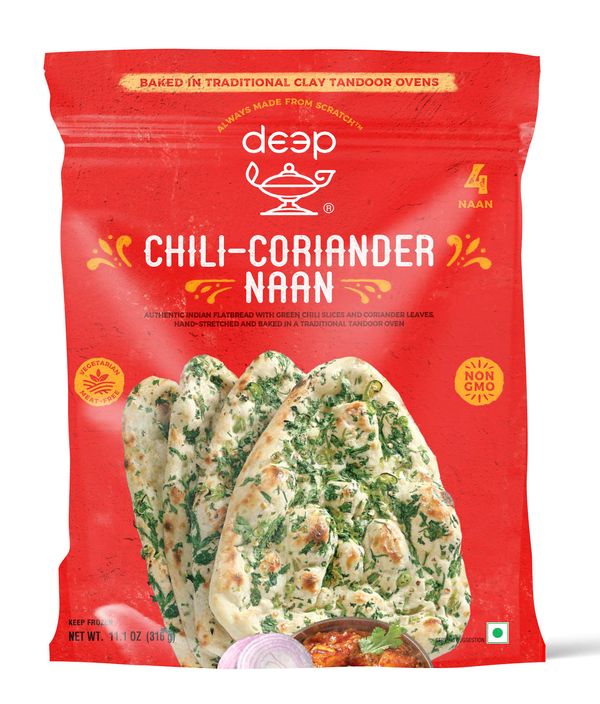DEEP CHILI CORIANDER NAAN